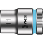 Wera 3/8 in Drive 11mm Standard Socket, 6 point, 29 mm Overall Length