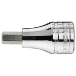 Facom 3/8 in Drive Bit Socket, Hex Bit, 8mm, 47.5 mm Overall Length