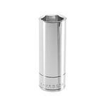 Facom 1/2 in Drive 32mm Deep Socket, 6 point, 77 mm Overall Length
