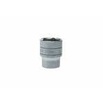 Teng Tools 1/2 in Drive 24mm Standard Socket, 6 point, 40 mm Overall Length