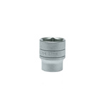 Teng Tools 1/2 in Drive 27mm Standard Socket, 6 point, 43 mm Overall Length