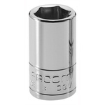 SAM 1/4 in Drive 5.5mm Standard Socket, 6 point, 22 mm Overall Length