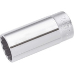 SAM 3/8 in Drive 24mm Deep Socket, 12 point, 63 mm Overall Length