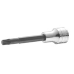 Facom 1/2 in Drive Bit Socket, XZN Spline Bit, M12, 140 mm Overall Length