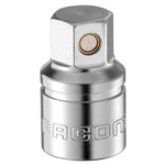Facom 3/8 in Drive 12mm Drain Plug Key, Hex Bit