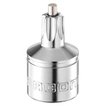Facom 3/8 in Drive Drain Plug Key, Torx Bit, T45