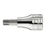 Facom 3/8 in Drive Bit Socket, Torx Bit, T55, 52.5 mm Overall Length