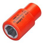ITL Insulated Tools Ltd 1/4 in Drive 4mm Insulated Standard Socket, 6 point, VDE/1000V, 41 mm Overall Length