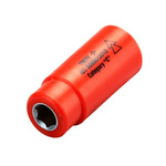 ITL Insulated Tools Ltd 1/4 in Drive 7mm Insulated Deep Socket, 12 point, VDE/1000V, 65 mm Overall Length