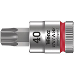 Wera 1/4 in Drive Bit Socket, Torx Bit, T9, 96 mm Overall Length