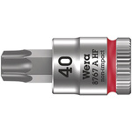 Wera 1/4 in Drive Bit Socket, Torx Bit, T25, 100 mm Overall Length