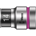 Wera 1/2 in Drive 14mm Standard Socket, 6 point, 37 mm Overall Length