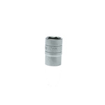 Teng Tools 1/2 in Drive 17mm Standard Socket, 6 point, 38 mm Overall Length