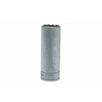 Teng Tools 1/2 in Drive 21mm Deep Socket, 12 point, 79 mm Overall Length