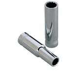 SAM 1/2 in Drive 26mm Deep Socket, 12 point, 82 mm Overall Length