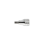 Facom 3/8 in Drive Bit Socket, Hex Bit, 6mm, 45 mm Overall Length
