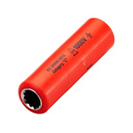 ITL Insulated Tools Ltd 1/4 in Drive 14mm Insulated Deep Socket, 12 point, VDE/1000V, 65 mm Overall Length