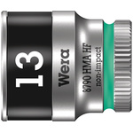 Wera 1/4 in Drive 23mm Standard Socket, 6 point, 90 mm Overall Length