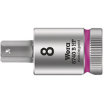 Wera 3/8 in Drive Bit Socket, Hex Bit, 7mm, 105 mm Overall Length