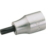 SAM 1/4 in Drive Bit Socket, Torx Bit, T30, 35 mm Overall Length