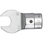 Gedore 8795 Series Square Spanner Head, 30 mm, Chrome Finish