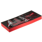Facom MODM.440 Series 17-Piece Spanner Set, 6 → 24 mm, Chrome Vanadium Steel