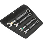 Wera Joker 6000 Series 4-Piece Spanner Set, 7/16 → 3/4 in