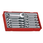 Teng Tools 10-Piece Spanner Set, 10 → 19 mm, Chrome Vanadium