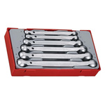 Teng Tools 6-Piece Spanner Set, 8 → 19 mm, Chrome Vanadium