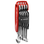 Facom 10-Piece Combination Spanner Set, 8 → 19 mm, Chrome Vanadium Steel