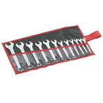 SAM 12-Piece Combination Spanner Set, 8 → 22 mm, Chrome Vanadium Steel
