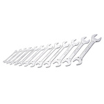 SAM 12-Piece Open Ended Spanner Set, 6 x 7 → 27 x 32 mm, Chrome Vanadium Steel