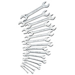 SAM 17-Piece Open Ended Spanner Set, 3.2 x 5 → 38 x 42 mm