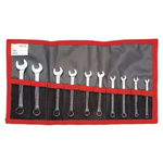 Facom 10-Piece Combination Spanner Set, 1/4 → 7/16