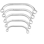 Facom 57.JE Series 5-Piece Ring Spanner Set, 10 x 12 → 19 x 22 mm