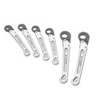 Facom 6-Piece Flare Nut Spanner Set, 8 → 19 mm