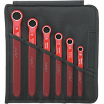 STAHLWILLE 12161/6 VDE Series 6-Piece Spanner Set, 10, 13, 14, 17, 19, 22, Chrome Alloy Steel, VDE/1000V
