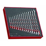Teng Tools 15-Piece Spanner Set, 5.5 mm, 6 mm, 7 mm, 8 mm, 9 mm, 10 mm, 11 mm, 12 mm, 13 mm, 14 mm, 15 mm, 16 mm, 17