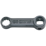 STAHLWILLE 447A series Series Square Spline Drive Adaptor, 50.8 mm, 19 x 9.2 / 19 x 11mm Insert, Gunmetal Finish