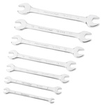 Stanley FMMT82 Series 7-Piece Open Ended Spanner Set, 6x7 mm, 8x9 mm, 10x11 mm, 12x13 mm, 14x15 mm, 16x17 mm, 18x19 mm,