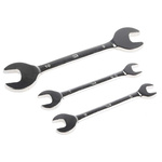 RS PRO 3-Piece Spanner Set, 5 x 6 mm, 5.5 x 7 mm, 8 x 10 mm, Chrome Vanadium Steel