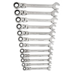 Gear Wrench 12-Piece Spanner Set, 8 → 19 mm