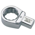 STAHLWILLE 5822 Series Spanner Head, 30 mm, 14 x 18mm Insert, Chrome Finish