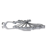 Gedore 1 B Series 8-Piece Spanner Set, 7/16 → 1 in, Vanadium Steel