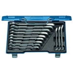 Gedore 12-Piece Spanner Set, 8 → 19 mm, Vanadium Steel