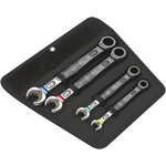 Wera Joker 6000 Series 4-Piece Spanner Set, 10 → 19 mm, Chrome Molybdenum Steel
