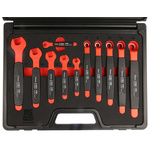 RS PRO 11-Piece Spanner Set, 7 → 17 mm, Chrome Vanadium Steel