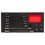 RS PRO 12-Piece Spanner Set, 8 → 19 mm, Steel