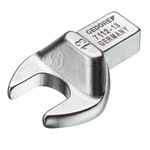 Gedore 7112 Series Spanner Head, 15 mm, 9 x 12mm Insert, Chrome Finish