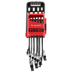 Facom 467B Series 10-Piece Spanner Set, 8 → 19 mm, Chrome Vanadium Steel